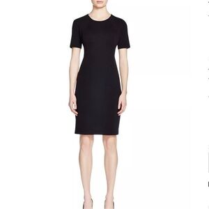 Tahari Arthur S. Levine Black Pocket Formal Mini Dress Size 2